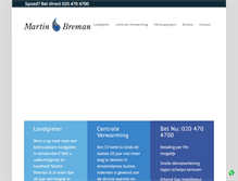 Tablet Screenshot of martinbreman.nl